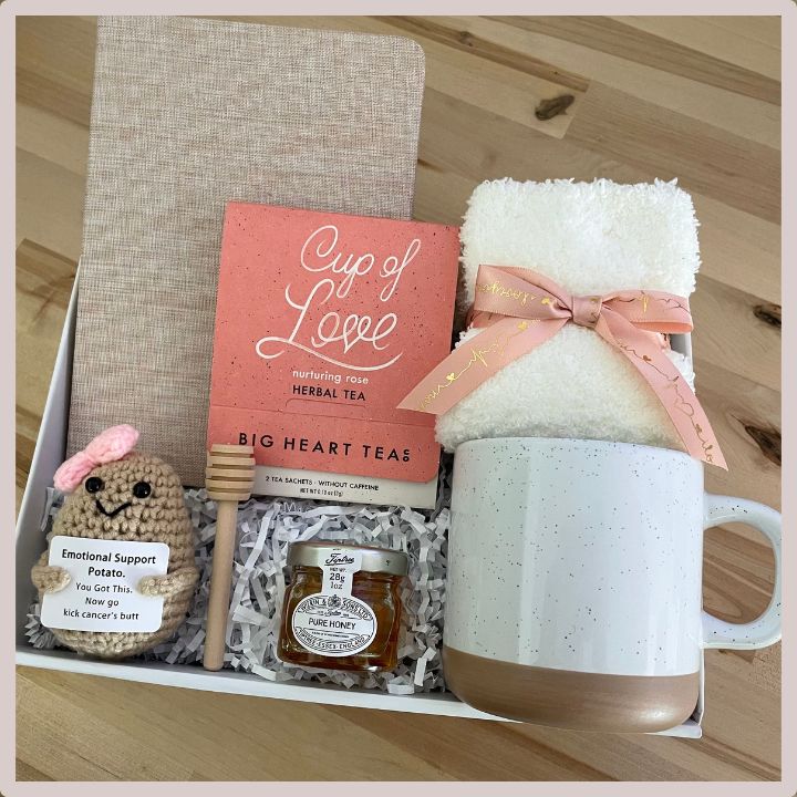 "Kick Cancer's Butt" Get Well Soon Gift Box - Boxed Bliss Creations