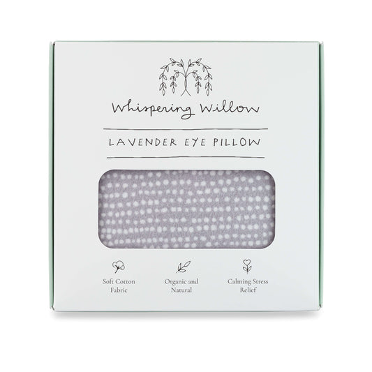 Eye Pillow, Lavender - Tranquil Gray - Boxed Bliss Creations