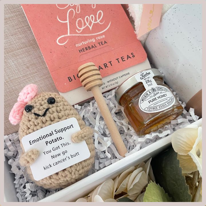 "Kick Cancer's Butt" Get Well Soon Gift Box - Boxed Bliss Creations