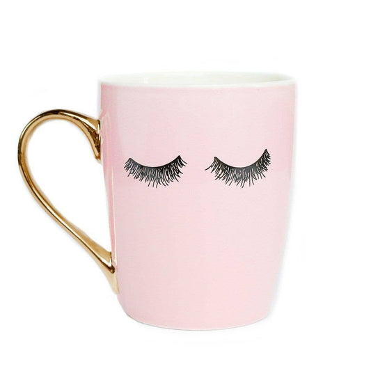 eyelash coffee mug