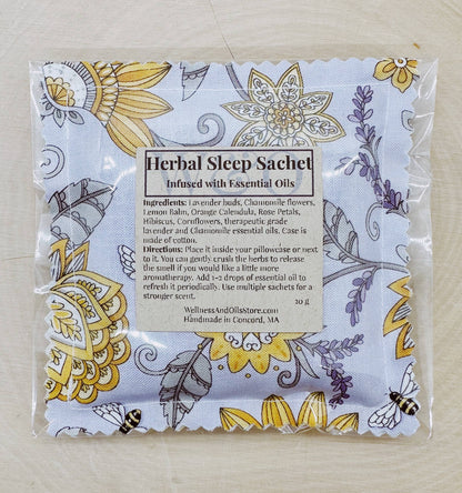 Herbal Sleep Sachet Infused with Essential Oils