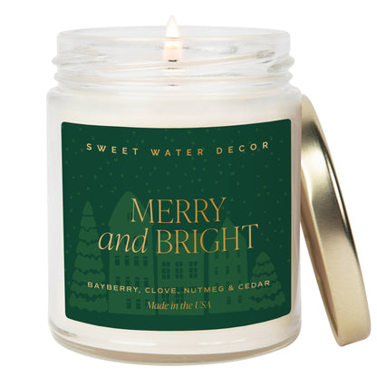 *NEW* Merry and Bright 9 oz Soy Candle - Christmas Decor