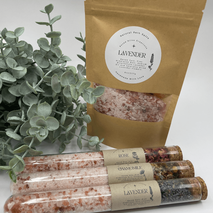 All Nature Bath Salts - Boxed Bliss Creations
