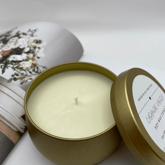 Hand Poured Soy Wax Candle - Boxed Bliss Creations