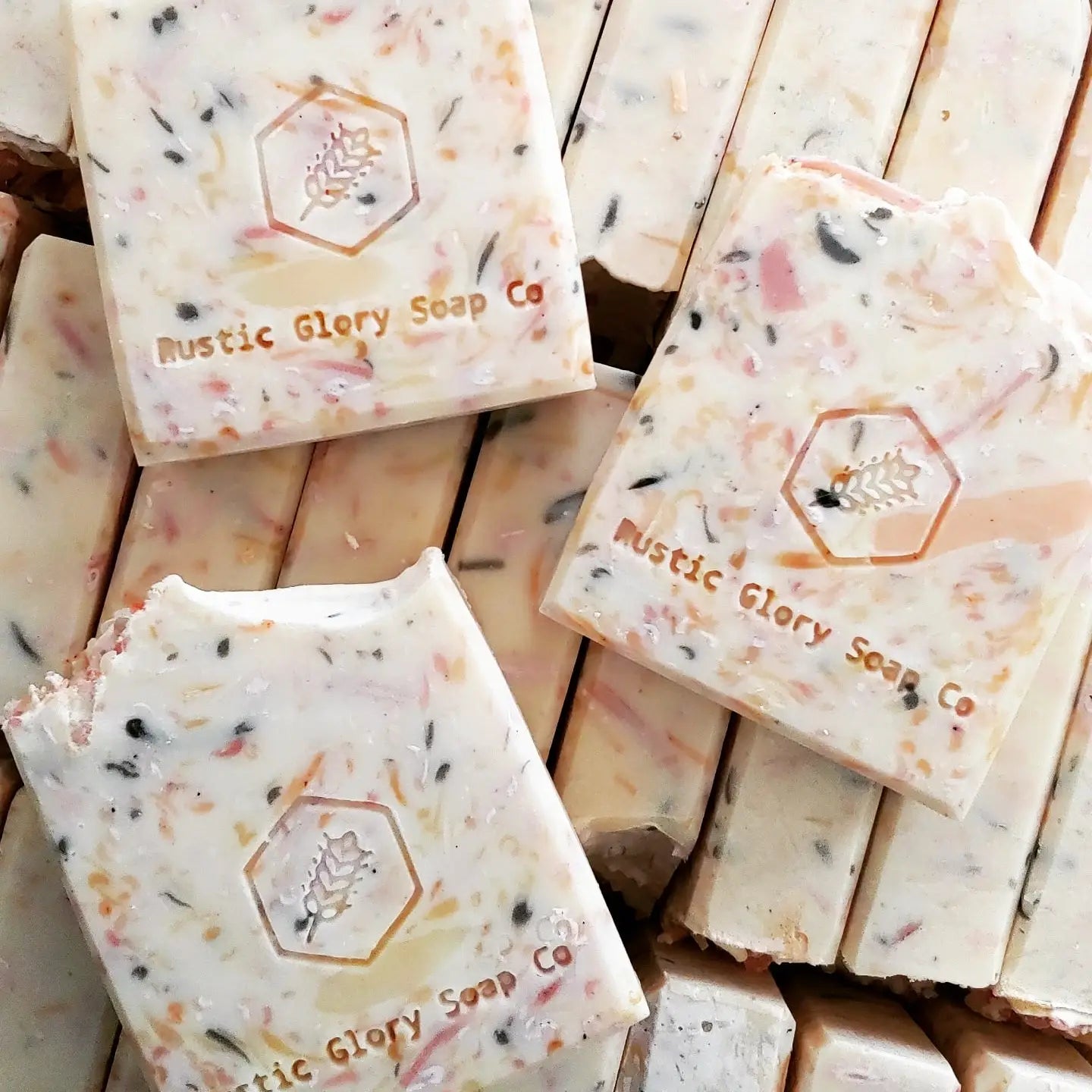 Rustic Glory Soap Company Confetti (Lavender Eucalyptus) Soap - Boxed Bliss Creations