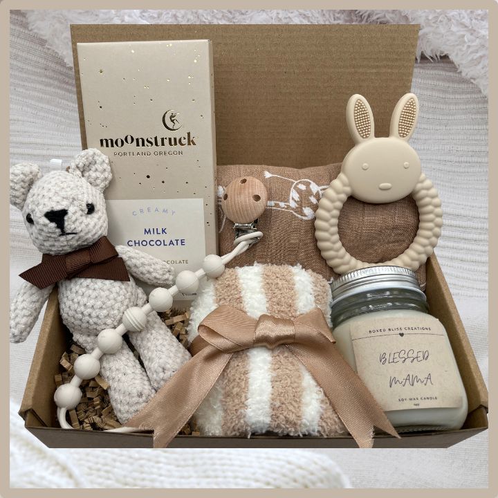 Small Wonder Baby Neutral Gift Box - Boxed Bliss Creations